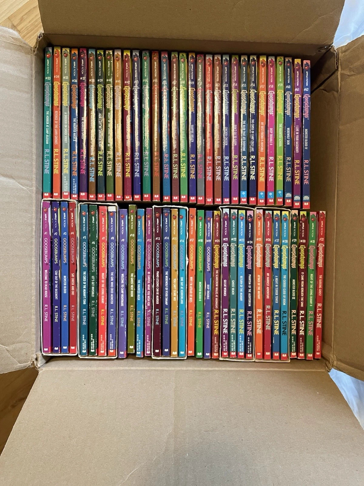 Goosebumps 1-62 Complete Original Series set, 1st Editions