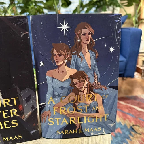 Elithien ACOTAR exclusive Illumicrate dust jackets Court of Thorns and Roses Set